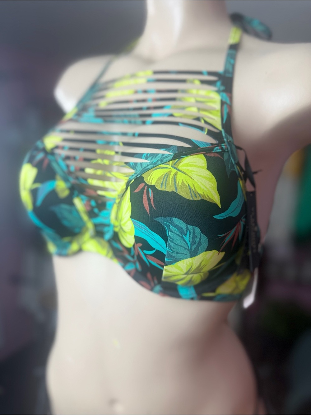 Victoria’s Secret Push-Up Bikini Set Small NWT Tropical Print - Picture 7 of 14